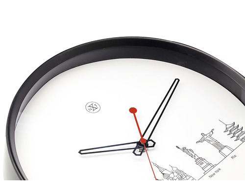 Nástěnné hodiny s motivy světových měst