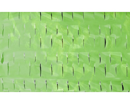 Detail zelené děrované desky.