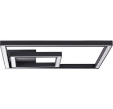 Černé LED stropní svítidlo v moderním designu