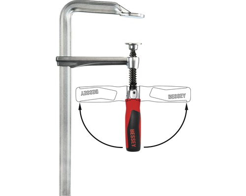 Besse svěrka s otočnou rukojetí