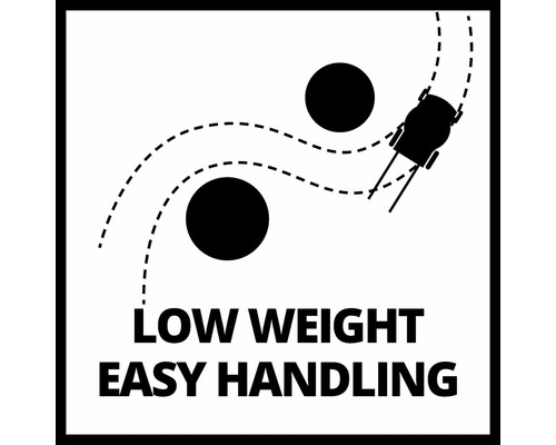 Symbol nízké hmotnosti a snadné manipulace