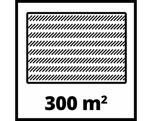 Vhodné pro travnatou plochu 300 metrů čtverečních