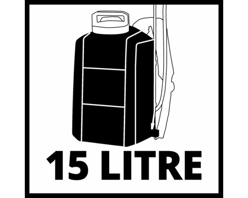 Symbol pro postřikovač o objemu 15 litrů