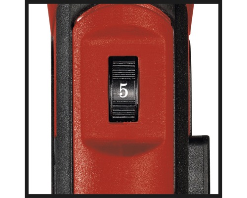 Nastavovací kolečko s číslem 5 na elektrickém nářadí