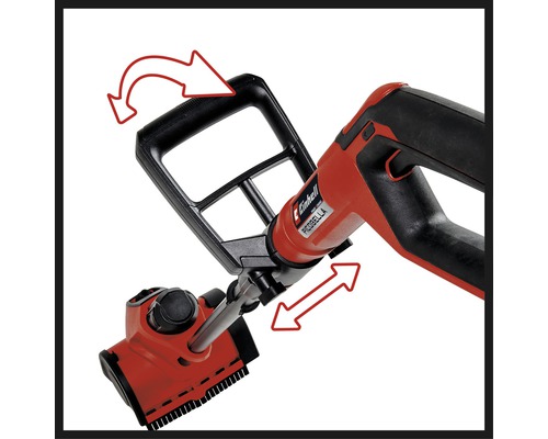 Einhell PICOBELLA kartáč na spáry s nastavitelnou rukojetí a kartáčovou hlavou