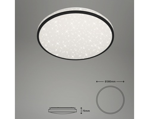 Kulaté stropní svítidlo s motivem hvězdné oblohy a rozměry