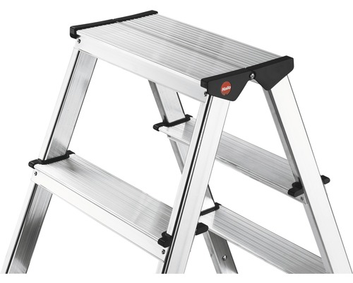 Hliníkové skládací schůdky se dvěma stupni