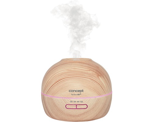 Aroma difuzér s dřevěným vzorem a párou