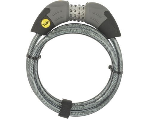 Kabelový zámek Yale s číselnou kombinací