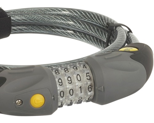 Kabelový zámek na kolo s číselnou kombinací