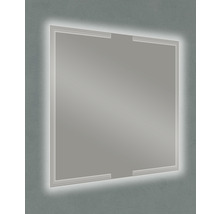 Obdélníkové zrcadlo s LED osvětlením