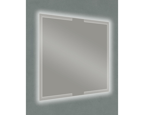 Obdélníkové zrcadlo s LED osvětlením
