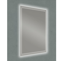 Obdélníkové zrcadlo s LED osvětlením
