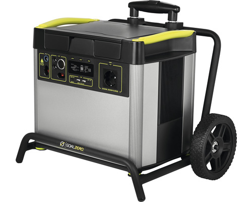 Přenosný generátor energie s kolečky a digitálním displejem