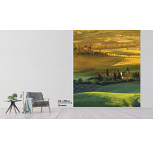 Vliesová tapeta s toskánskou krajinou, rozměry 243 x 280 centimetrů