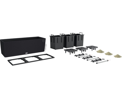 Lechuza truhlík s vložkami, zavlažovací sadou a substrátem