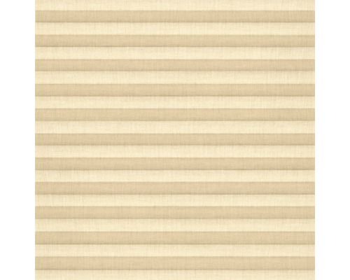 Detailní pohled na béžovou plisovanou žaluzii pro okna