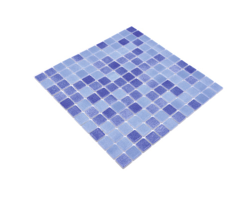 Mozaiková dlaždice se čtvercovými modrými prvky