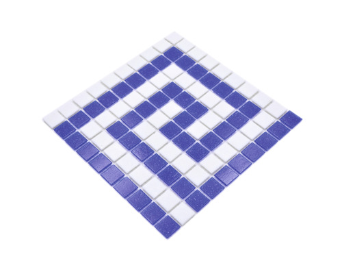 Čtvercová mozaiková dlaždice se vzorem