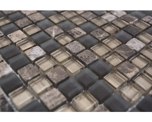 Mozaiková dlaždice se vzhledem skla a mramoru