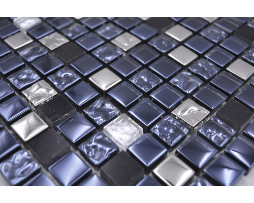 Mozaiková dlaždice ze skla a kamene