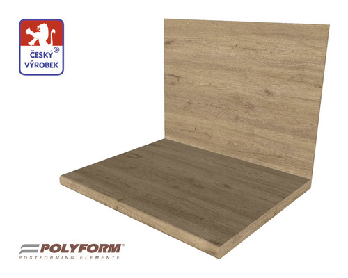 Pracovní deska se zadní stěnou