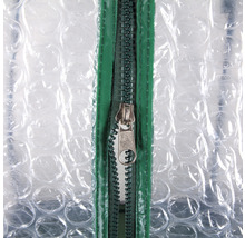 Detail fólie skleníku se zipem