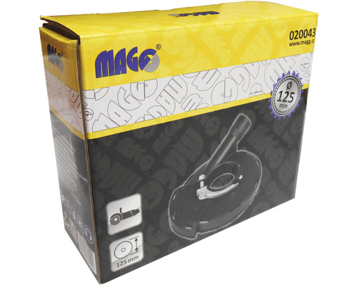 Balení odsávacího krytu na prach pro úhlové brusky o průměru 125 mm