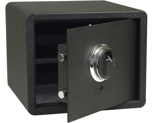 Otevřený trezor se snímačem otisků prstů