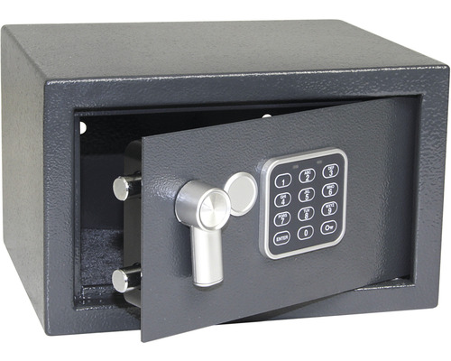 Otevřený nábytkový trezor s elektronickým zámkem