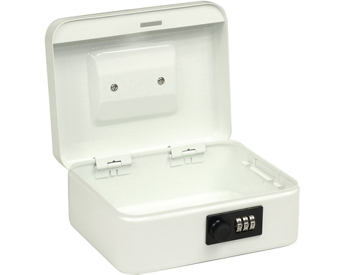 Otevřená pokladnička s číselným zámkem