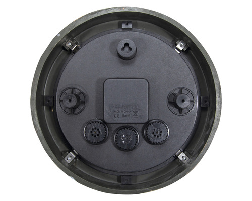 Zadní strana hodin se závěsem pro montáž na stěnu