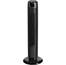 Černý věžový ventilátor pro vnitřní použití
