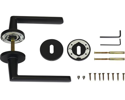 Sada kliky ke dveřím včetně montážního materiálu