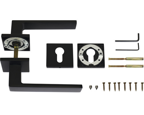 Sada kliky ke dveřím s montážním materiálem