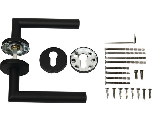 Sada kliky ke dveřím s příslušenstvím