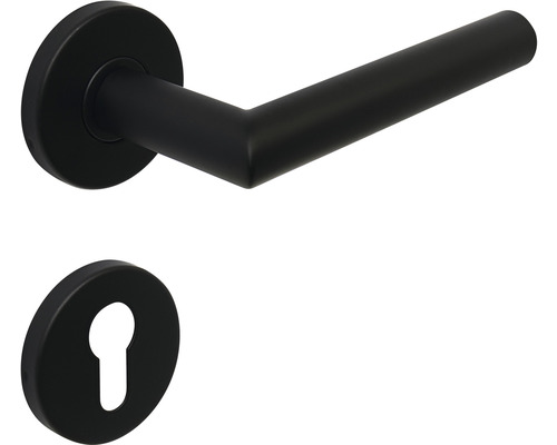 Sada kliky ke dveřím s rozetami pro interiérové dveře