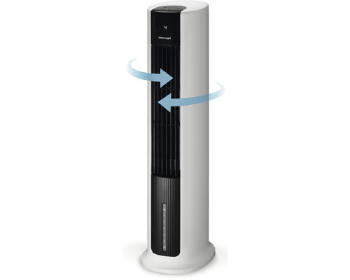 Věžový ventilátor s otočnou funkcí