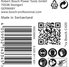 Brusný papír pro excentrické brusky Bosch Ø 125 mm, zrnitost 120, děrovaný, 50 ks-thumb-3