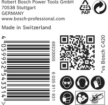 Brusný papír pro excentrické brusky Bosch Ø 125 mm, zrnitost 40, děrovaný, 50 ks-thumb-3