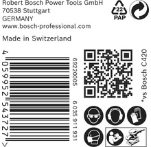Brusný papír pro vibrační brusky Bosch 80 x 133 mm, zrnitost 120, děrovaný, 50 ks-thumb-3