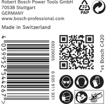 Brusný papír pro excentrické brusky Bosch Ø 125 mm, zrnitost 80, neděrovaný, 50 ks-thumb-8