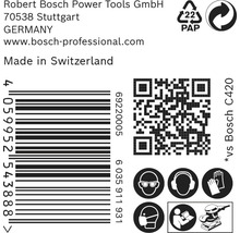 Brusný papír pro vibrační brusky Bosch 115 x 230 mm, zrnitost 40, děrovaný, 50 ks-thumb-3