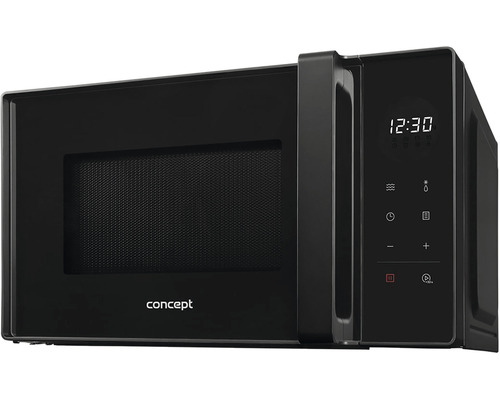 Černá mikrovlnná trouba Concept s digitálním displejem a ovládacím panelem