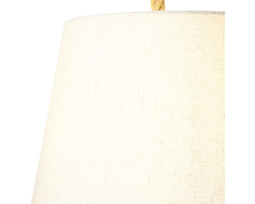 Detail stínidla lampy s textilním povrchem