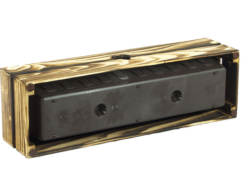 Dřevěná bedna s vložkou na rostliny pro vnitřní použití