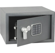 Otevřený trezor s číselným zámkem