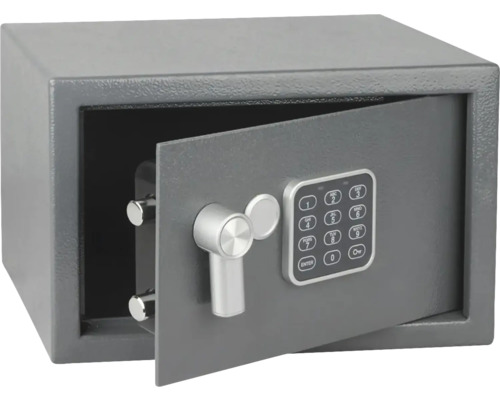 Otevřený trezor s číselným zámkem