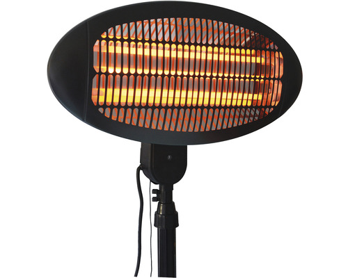 Infrazářič na stojanu pro venkovní použití