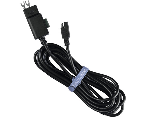 Kabel s logem Goal Zero se dvěma konektory